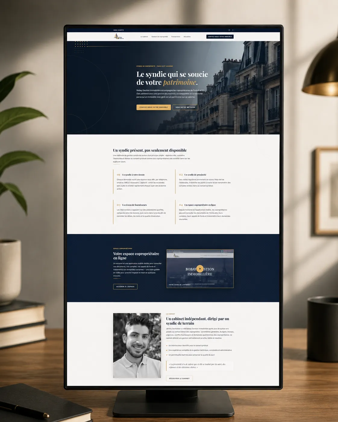 Aperçu Bobay Gestion Immobilière — syndic de copropriété à Paris et dans l'Est parisien